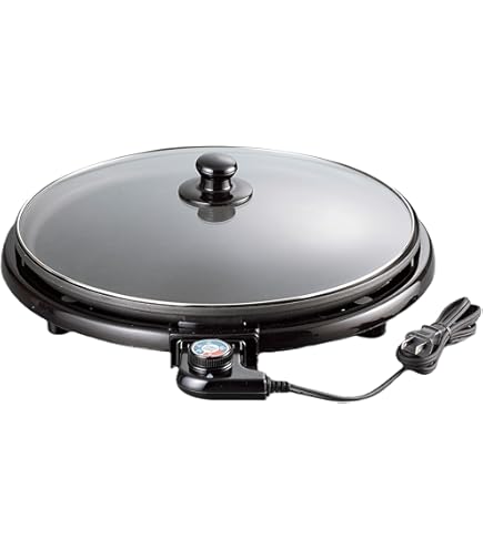 ホットプレート 楕円形 ノンスティックコーティング 透明蓋付き ホットプレート 楕円形 ノンスティックコーティング 透明蓋付き